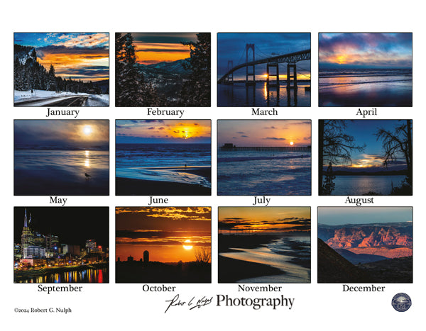 2025 Calendar - Robert G. Nulph Photography