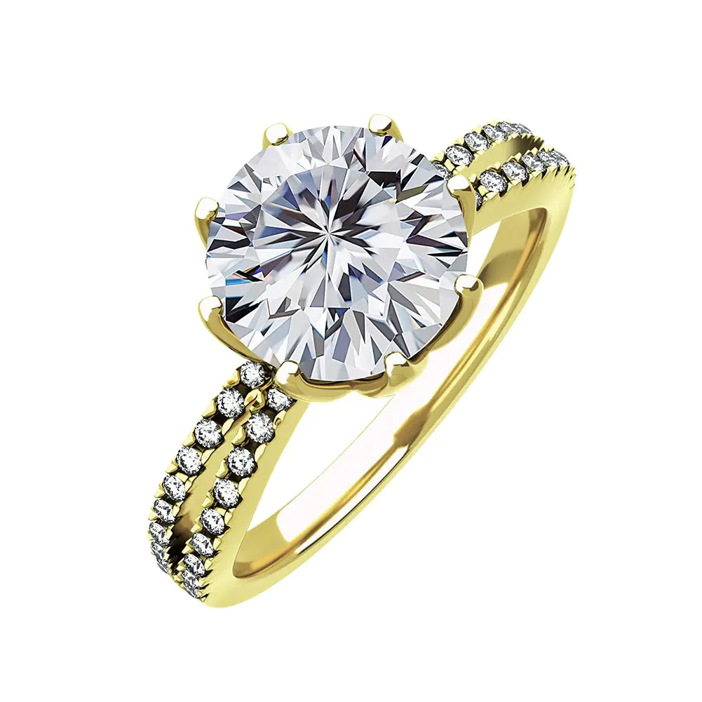 Classic Moissanite Ring