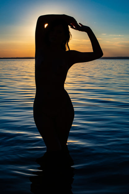 Venus Rising.    Sunset Silhouette, Fine Art Photography, Nature and Beauty, Fine Art Print