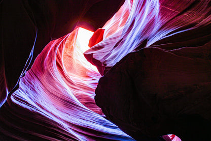 AC Spiral, Colorful Spiral to the Ceiling of Antelope Canyon | Scenic Wall Art, Arizona scenic, Slot Canyons, Nature's Abstracts