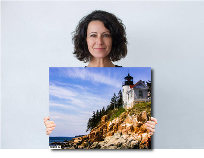 Bass Harbor Lighthouse, Maine Coast, Acadia National Park, Coastal Landscape, New England Lighthouse, Scenic Maine, Historic Lighthouse